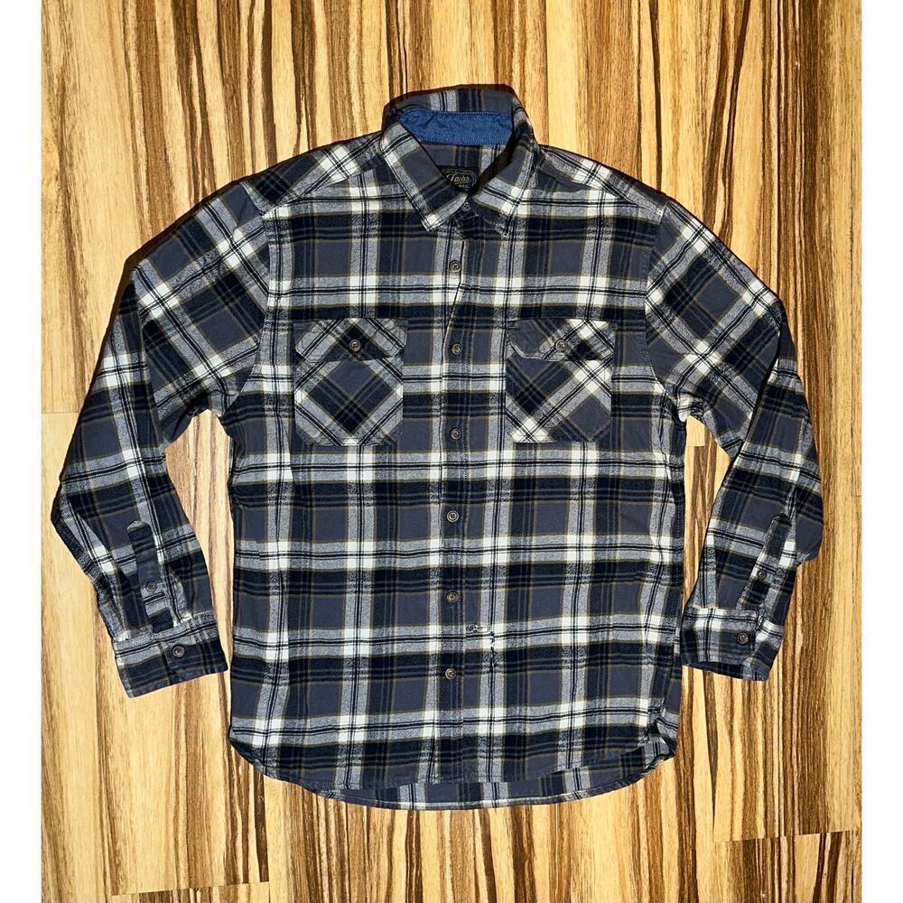 Jachs Heritage Flannel Black and Brown Size XL - Picture 1 of 10